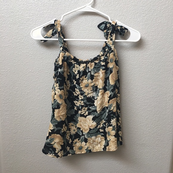 American Eagle tie sleeve boho top size M - Picture 2 of 4